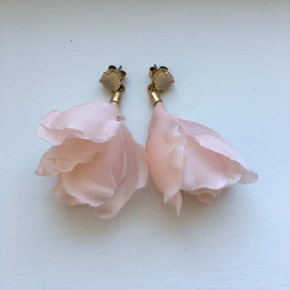 J.Crew Soft Petal Drop Earrings